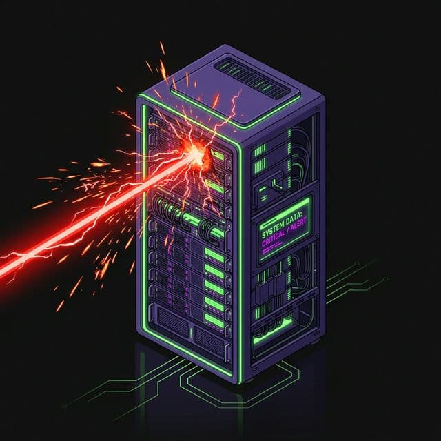 High-tech glowing database attack